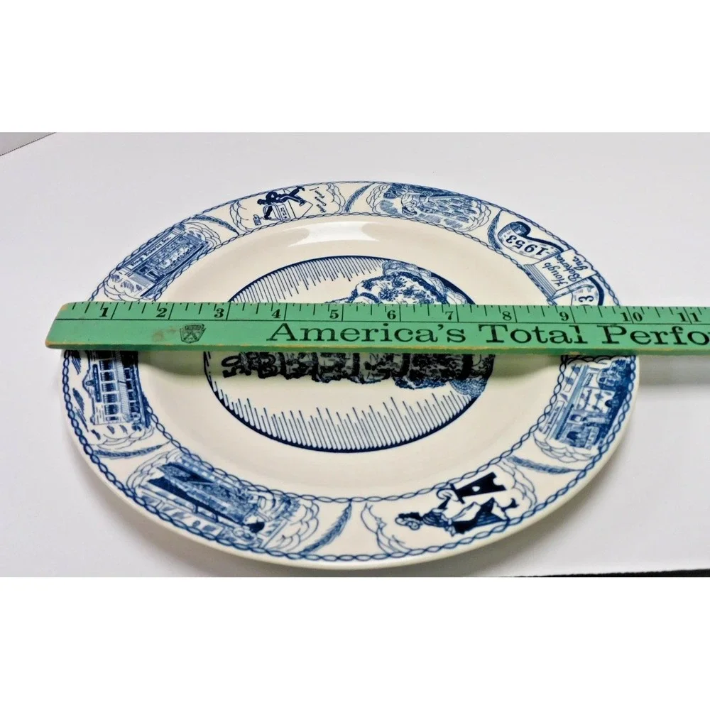 VTG Hough Bakeries 50th Anniversary Plate Kettlesprings Kilns 1903-1953 JC116